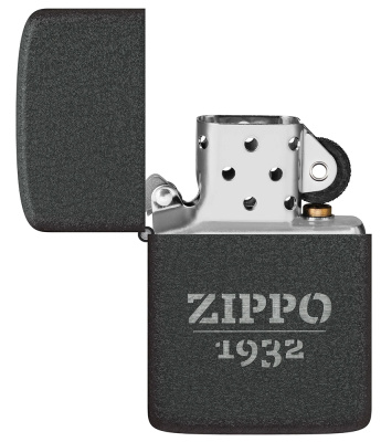 Зажигалка ZIPPO 1941 Replica™, с покрытием Black Crackle, черный, матовая, 38x13x57 мм