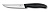 Нож для стейка и пиццы VICTORINOX SwissClassic "Gourmet", 12 см, чёрный