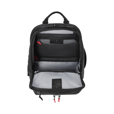 Рюкзак VICTORINOX Touring 2.0, черный, износоустойчивый полиэстер 600D, 31x19x45 см, 21 л