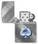 Зажигалка ZIPPO Сверкающая карта Пик с покрытием Диагональное плетение | Gleaming Spade Design Diagonal Weave, латунь/сталь, серебристая, 38x13x57 мм