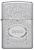 Зажигалка ZIPPO Crown Stamp™ с покрытием High Polish Chrome, латунь/сталь, серебристая, 38x13x57 мм