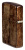 Зажигалка ZIPPO Jack Daniel's с покрытием 540 Tumbled Brass, латунь/сталь, разноцветная, 38x13x57 мм
