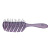 Щетка Dewal Beauty серия "Friendly", продувная, с нейлоновым штифтом, форма листик, розовая