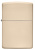 Зажигалка ZIPPO классическая со светло-песочным покрытием | Classic Flat Sand, латунь/сталь, бежевая, глянцевая, 38x13x57 мм