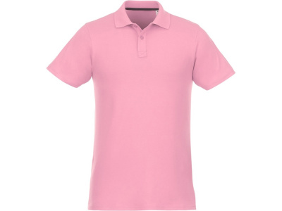 Мужское поло Helios с коротким рукавом, light pink , размер XS