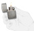 Зажигалка ZIPPO 1941 Replica ™ с покрытием Black Ice ®, латунь/сталь, чёрная, глянцевая, 38x13x57 мм Зажигалка ZIPPO 1941 Replica ™ с покрытием Black Ice ®, латунь/сталь, чёрная, глянцевая, 38x13x57 мм