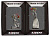 Набор ZIPPO Влюбленные зомби из двух зажигалок с каменным покрытием | Couple Iron Stone, серые, матовые