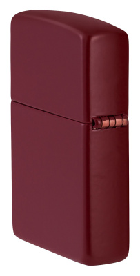 Зажигалка ZIPPO классическая с покрытием мерло | Classic Merlot, латунь/сталь, бордовая, глянцевая, 38x13x57 мм