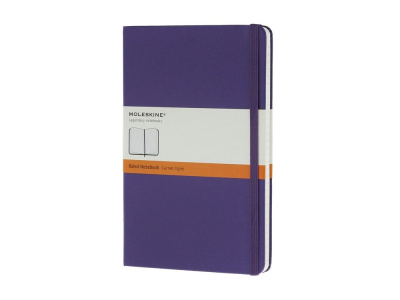 Записная книжка Moleskine Classic (в линейку) в твердой обложке, Large (13х21см), фиолетовый , размер A5