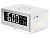 Часы с беспроводным зарядным устройством Rombica Timebox 2, белый