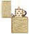 Зажигалка ZIPPO Armor® Luxury Waves Design с покрытием Tumbled Brass, латунь/сталь, золотистая, матовая, 38x13x57 мм