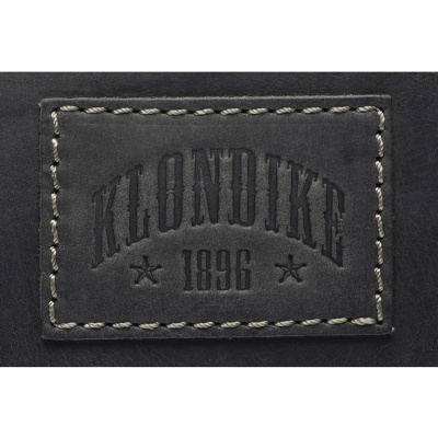 Портфель KLONDIKE 1896 коллекция «ЗЕМЛЯ ПРЕДКОВ | NATIVE», натуральная кожа в черном цвете, 40 х 11 х 31 см