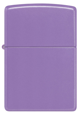 Зажигалка ZIPPO классическая с лавандовым матовым покрытием | Smoky Lavender Matte, латунь/сталь, лавандовая, матовая, 38x13x57 мм