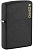 Зажигалка ZIPPO Логотип с черным покрытием с кракелюром | Logo Black Crackle™, латунь/сталь, чёрная, матовая, 38x13x57 мм