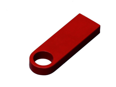 USB 3.0-флешка на 32 Гб с мини чипом и круглым отверстием, красный , размер 32ГБ