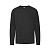 Толстовка мужская без начеса "Lightweight Set-in Sweat", черный, S, 80% х/б 20% полиэстер, 240 г/м2