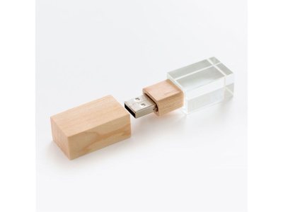 USB-флешка на 32 ГБ,  дерево , размер 32ГБ