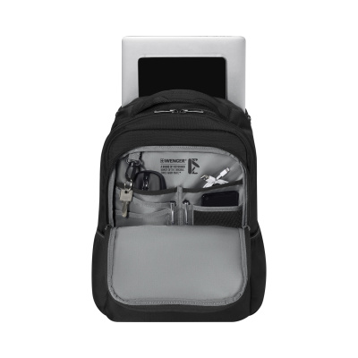 Рюкзак WENGER XE Resist 16", черный, переработанный ПЭТ/Полиэстер, 30х20х44 см, 23 л.