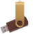 Флешка TWIST WOOD COLOR Темное дерево с золотистым 4014.32.17.64ГБ Флешка TWIST WOOD COLOR Темное дерево с золотистым 4014.32.17.64ГБ