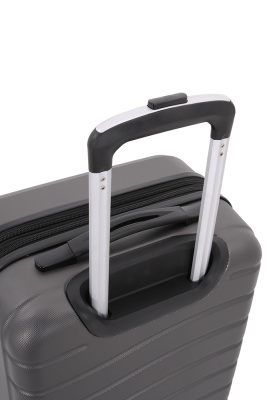 Чемодан SWISSGEAR ALVERSTONE, серый, AБC-пластик, 51,5 x 31 x 77 см, 96 л