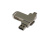 USB 2.0- флешка на 16 Гб поворотный механизм 2 в 1, c дополнительным разъемом Type-C с одноцветным металлическим клипом, серый , размер 16ГБ