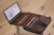 Бумажник женский KLONDIKE 1896 коллекция «ИСТОК | MAIN», натуральная кожа в темно-коричневом цвете, 10 х 13,5 см