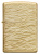 Зажигалка ZIPPO Armor® Luxury Waves Design с покрытием Tumbled Brass, латунь/сталь, золотистая, матовая, 38x13x57 мм