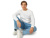 Толстовка Rome мужская, белый , размер XL