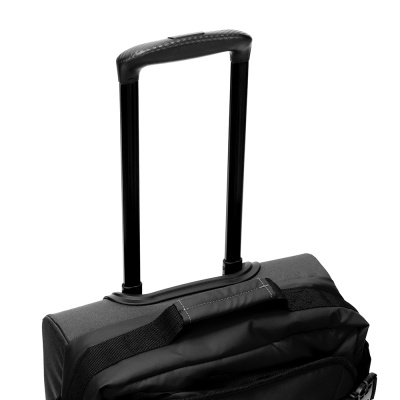 Сумка на колесах TORBER РИТМ, черный, полиэстер 900D с PU покрытием, 47 х 34 х 21,5 см, 32 л