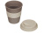 Стакан с силиконовой крышкой Cafe, beige Стакан с силиконовой крышкой Cafe, beige