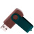 Флешка TWIST WOOD COLOR Темное дерево с зеленым 4014.32.02.64ГБ Флешка TWIST WOOD COLOR Темное дерево с зеленым 4014.32.02.64ГБ