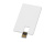 Флеш-карта USB 2.0 16 Gb в виде пластиковой карты Card, белый , размер 16ГБ Флеш-карта USB 2.0 16 Gb в виде пластиковой карты Card, белый , размер 16ГБ