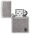 Зажигалка ZIPPO Armor® Пламя c античным серебристым покрытием | Flame Antique Silver, латунь/сталь, серебристая, 38x13x57 мм
