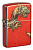 Зажигалка ZIPPO Дракон с покрытием Искусственно состаренная латунь на 540 | Dragon Design 540 Tumbled Brass, латунь/сталь, разноцветная, 38x13x57 мм