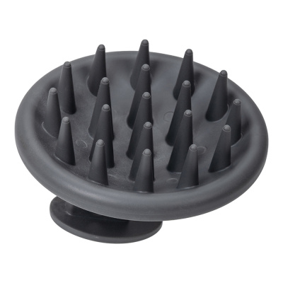 Щетка Dewal Beauty массажная для мытья головы, цвет темно-серый, 8 х 8,5 см