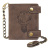 Бумажник KLONDIKE 1896 коллекция «ИСТОК | MAIN», натуральная кожа в светло-коричневом цвете, 11,5 х 12,5 х 3 см