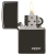 Зажигалка ZIPPO Classic с покрытием Ebony™, латунь/сталь, чёрная с логотипом, глянцевая, 38x13x57 мм Зажигалка ZIPPO Classic с покрытием Ebony™, латунь/сталь, чёрная с логотипом, глянцевая, 38x13x57 мм