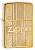 Зажигалка ZIPPO Графический узор с покрытием Глянцевая латунь | Pattern Design High Polish Brass, латунь/сталь, золотистая, 38x13x57 мм