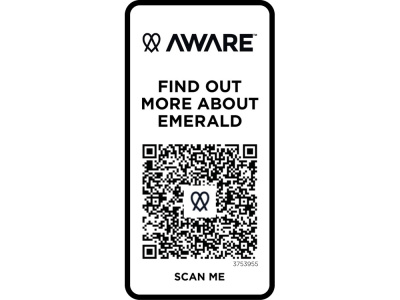 Emerald поло унисекс с коротким рукавом из переработанных материалов Aware™. - Нейви , размер L