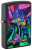 Зажигалка ZIPPO Counter Culture с покрытием Black Light, латунь/сталь, черная,матовая 38x13x57 мм Зажигалка ZIPPO Counter Culture с покрытием Black Light, латунь/сталь, черная,матовая 38x13x57 мм