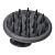 Щетка Dewal Beauty массажная для мытья головы, цвет темно-серый, 8 х 8,5 см