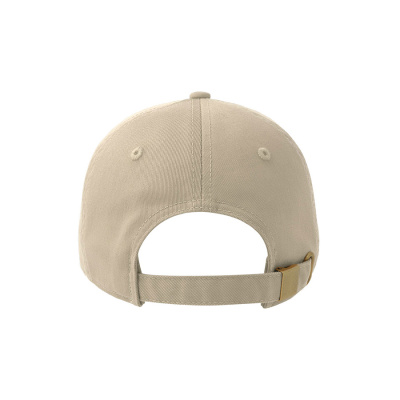 Бейсболка "DAD HAT-S FIVE", 5 клиньев, металлическая застежка, песочный, 100% хлопок, 270 г/м2