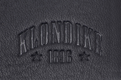 Бумажник KLONDIKE 1896 коллекция «ДОУСОН | DAWSON», натуральная кожа в черном цвете, 12 х 2 х 9,5 см