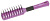 Расческа Dewal Beauty серия "Индиго" продувная с пластиковым штифтом, прямоугольная