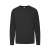 Толстовка мужская без начеса "Lightweight Set-in Sweat", черный, S, 80% х/б 20% полиэстер, 240 г/м2