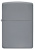 Зажигалка ZIPPO Classic с покрытием Flat Grey, латунь/сталь, серая, глянцевая, 38x13x57 мм Зажигалка ZIPPO Classic с покрытием Flat Grey, латунь/сталь, серая, глянцевая, 38x13x57 мм