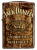 Зажигалка ZIPPO Jack Daniel's с покрытием 540 Tumbled Brass, латунь/сталь, разноцветная, 38x13x57 мм