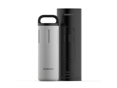 Вакуумный термос бытовой с керамическим покрытием, тм bobber, 770 мл. Артикул Bottle-770 Sand Grey (серый) , размер 770 мл