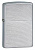 Зажигалка ZIPPO классическая хромированная с дугообразным узором | Classic Chrome Arch, латунь/сталь, серебристая, матовая, 38x13x57 мм