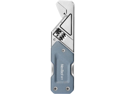 Мультитул-ключ Nextool Light Wrench W1 с набором бит, 6 функций, голубо-серый (NE20270)